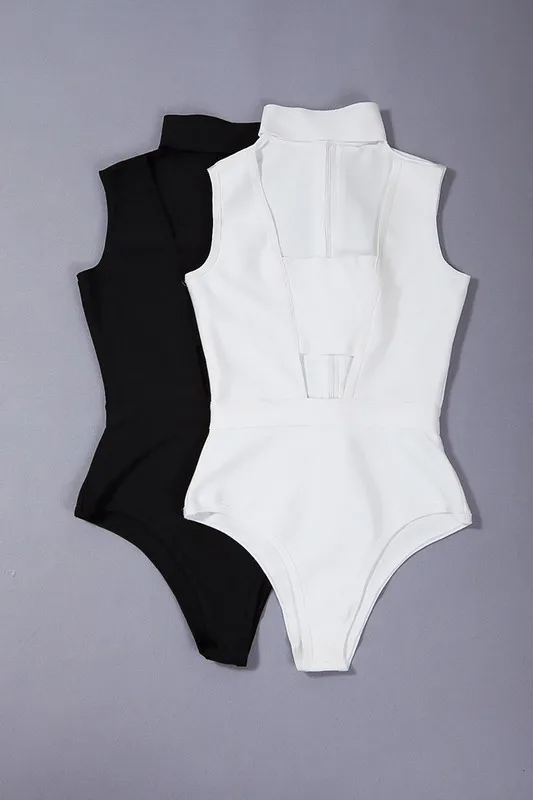 Мода лето сексуальный черный белый бежевый пыльно-розовый v образным вырезом повязки боди дропшиппинг платье+ костюм