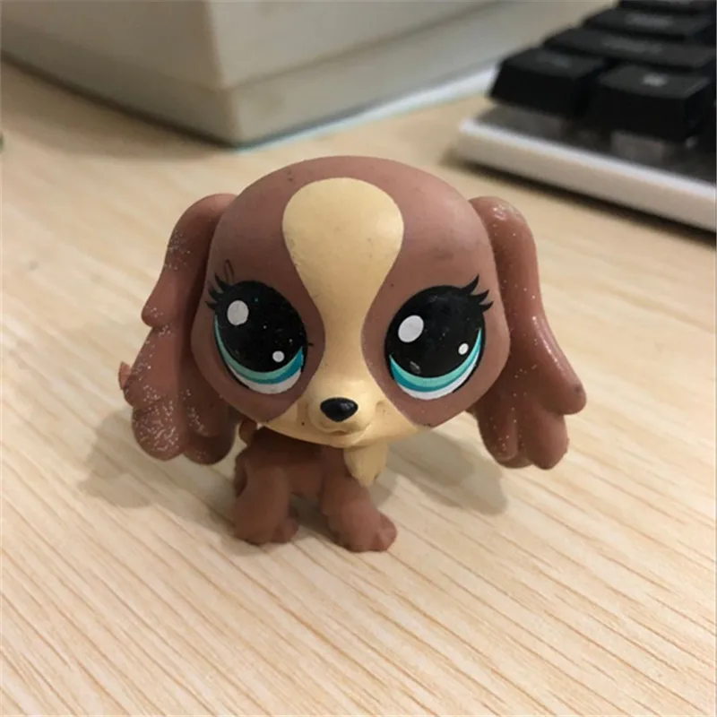 Pet shop lps toy dog коллекция стоящая короткошерстая кошка 5 кокер спаниель колли такса