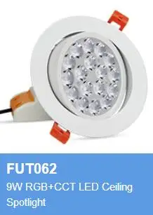 MILIGHT AC100-240 V, 6 Вт, 9 Вт, 12 Вт, 15 Вт, 18 Вт, 25 Вт RGB+ CCT светодиодный светильник водонепроницаемый светодиодный потолочный прожектор FUT061 062 063 064 065 066 068 069