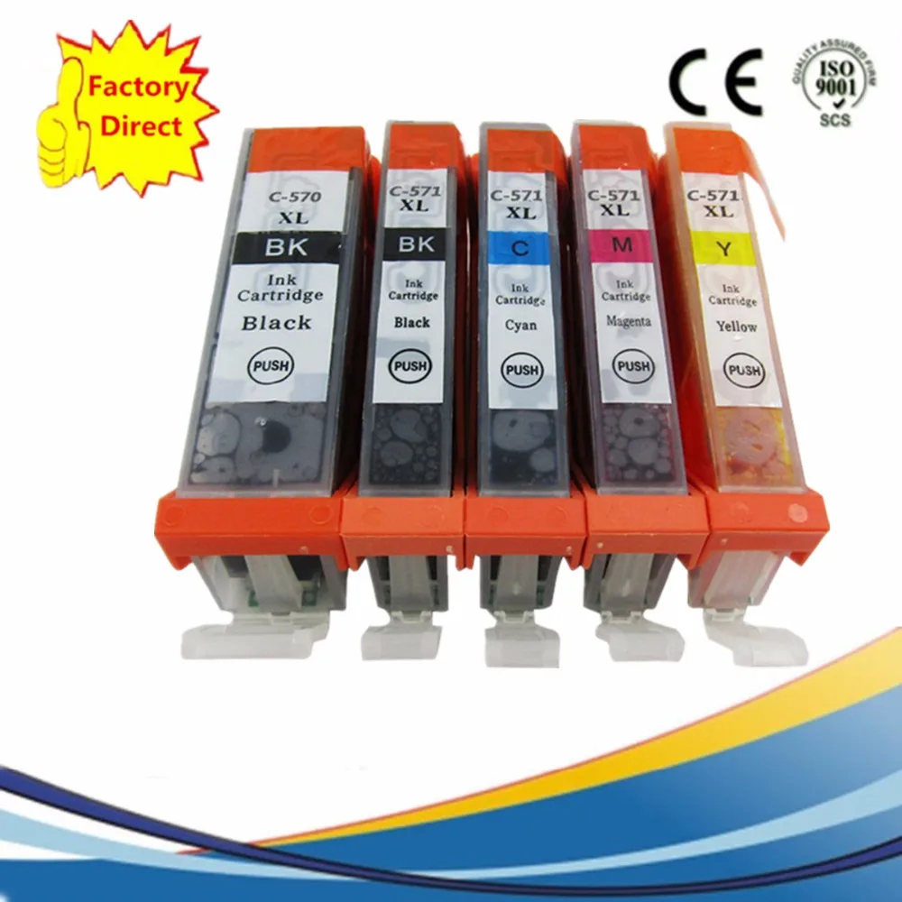

PGI 570 PGI-570 PGI570 PGI-570XL PGI-570BK для Pixma MG5750 MG5751 MG5752 MG5753 MG6850 MG6851