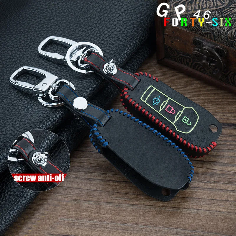 Светящийся кожаный чехол GPFORTYSIX для автомобильного ключа Ford Fusion F150 F250 F350 F450 F550 Super