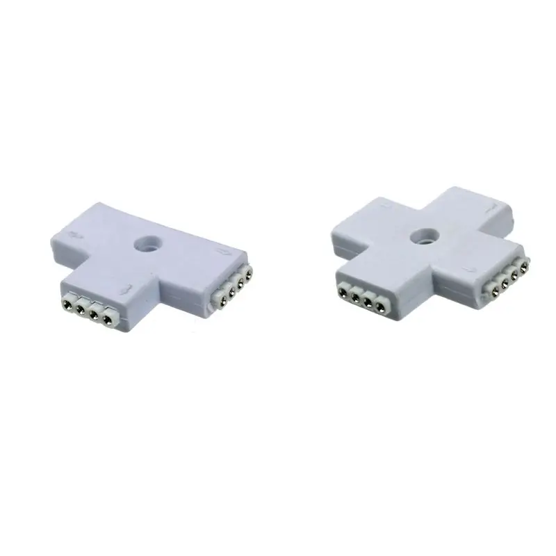 Женский 4Pin 3 4 разъем адаптера для 3528 5050 SMD LED RGB полосы света|3 led rgb|led strip connector rgb3 rgb |