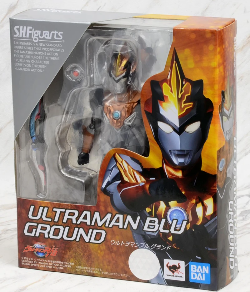 "ULTRAMAN R/B" Original BANDAI SPIRITS Tamashii Nations S.H. Figuarts / SHF Action Figure - Ultraman Blu Ground | Игрушки и