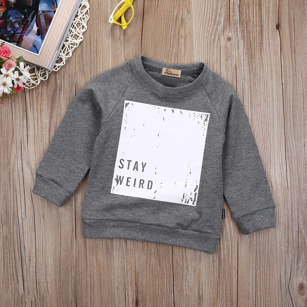 2 Цвета спортивный костюм для маленьких мальчиков на весну/осенний пуловер Топы