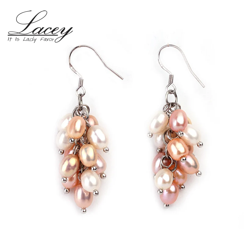 Женские серьги из серебра 925 пробы с пресноводным жемчугом|earrings brand|earrings fashionearring