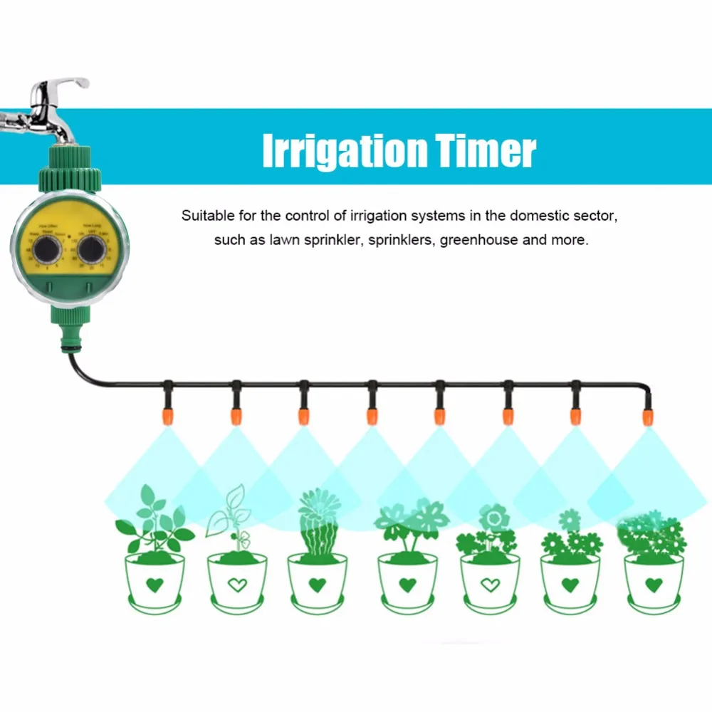 Автоматический электронный таймер для полива сада электромагнитный клапан