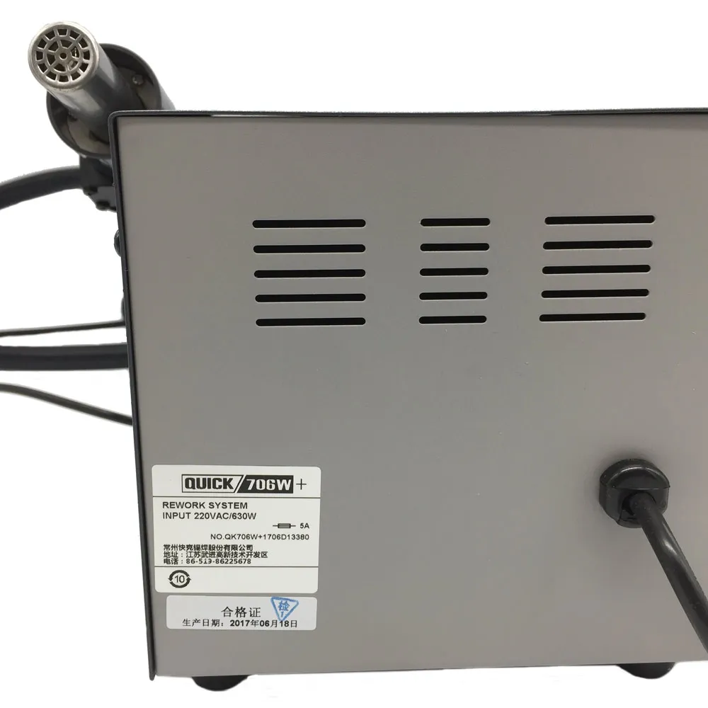 Быстрая 706 Вт + Термовоздушная пушка с цифровым дисплеем паяльник