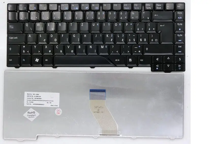 Клавиатура для Acer Aspire 5220 5230 5520 5530 5930 5310 5320 5330 5510 5710 5715 5720 SWISS/итальянский/