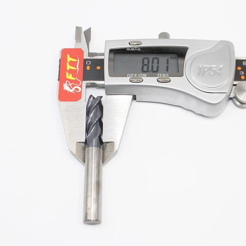 Концевые фрезы из карбида вольфрама с 4 канавками длиной 60 мм хвостовик 3 1 шт. HRC50 |