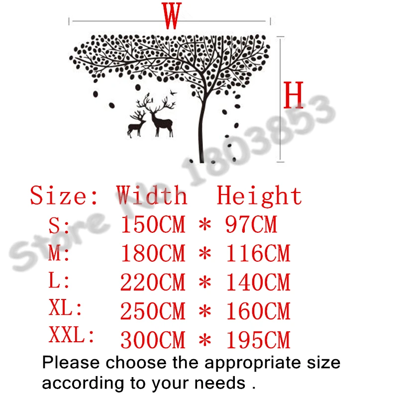 Elk Tree 3D Stereo Acrylic Wall Stickers Living Room Sofa TV Background Sticker Creative DIY Wall Home Decoration Christmas Gift