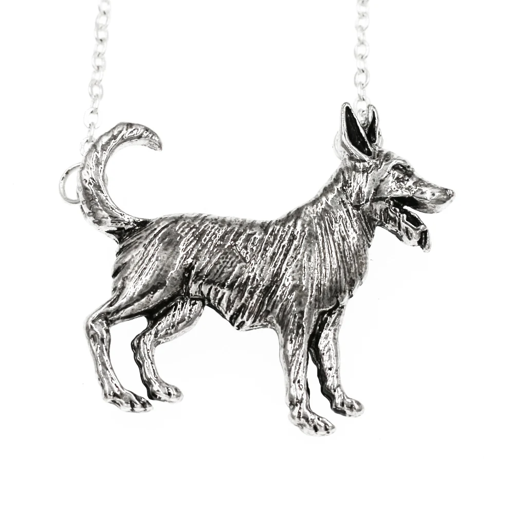 

New Arrival Pitbull Fashion Necklaces Pendants Dog Lover Charms Memorial Gift Jewelry Necklace Women Choker Silver Lead Free