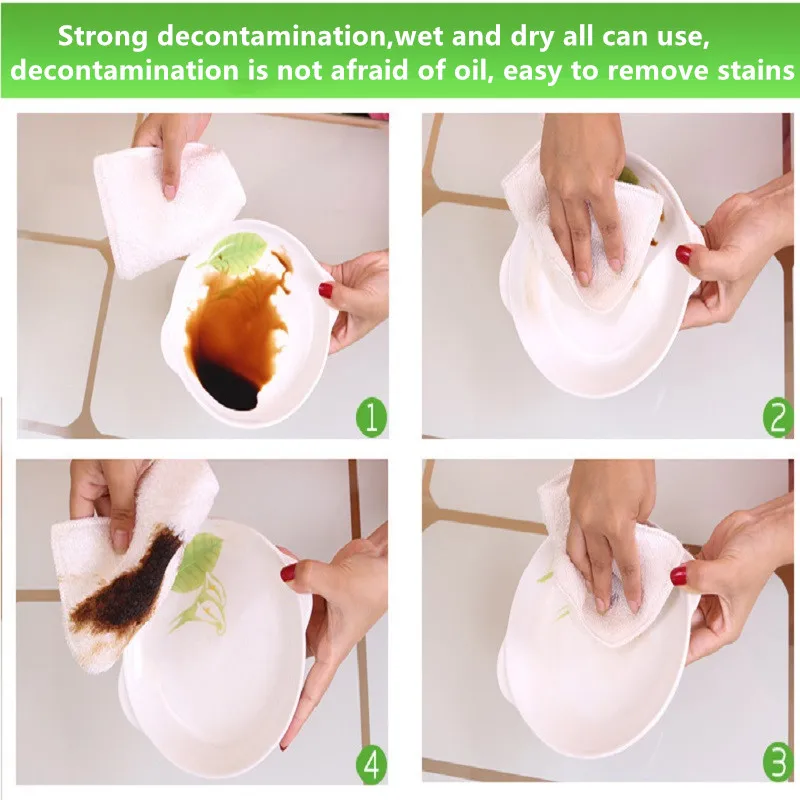 Супер абсорбент микрофибра кухонное полотенце ткань посуда домашнее для уборки