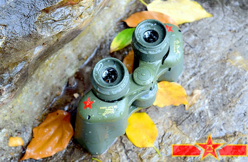 Профессиональный Военный бинокль 7X35, мощный армейский зеленый телескоп, HD оптический стеклянный бинокль для походов, кемпинга, дневного видения
