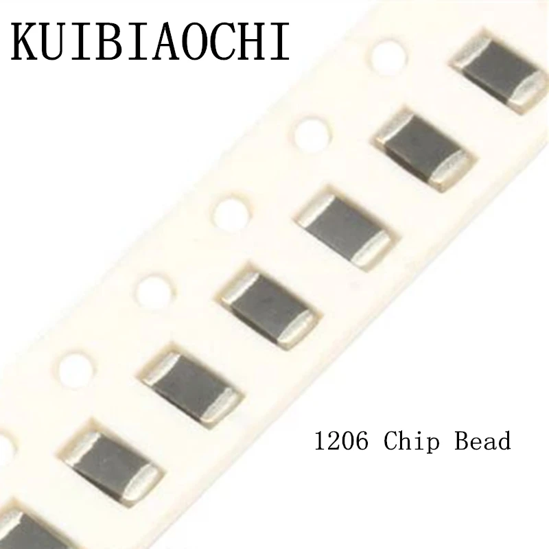 100pcs/lot 1206 3216 Chip Bead 3.2mm*1.6mm SMD magnetic bead Error 25% 300mA 100MHz Обустройство дома