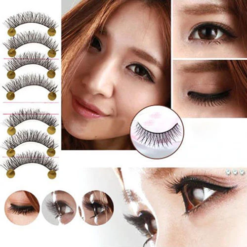 10 пар длинный толстый крест Макияж Красота Накладные ресницы расширение|eye lashes