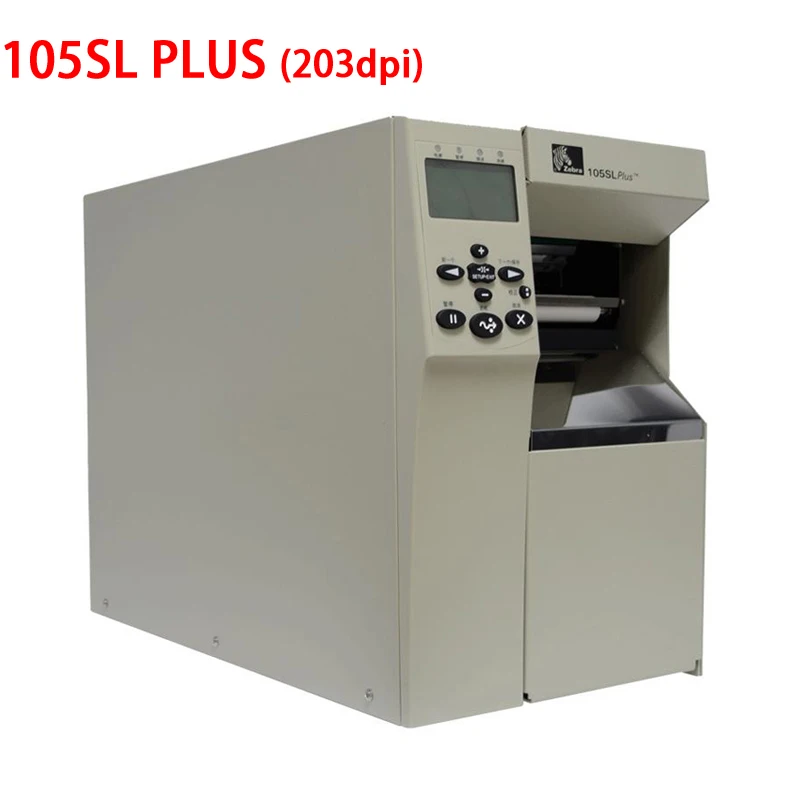 Zebra 105sl plus промышленный принтер клейких стикеров 203 dpi базовая модель сохраняет