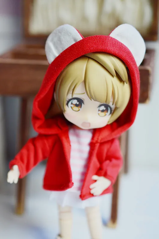 Obitsu11ob11cu poche кукла пальто для 1/12 bjd Толстовка candie цвета Кукла аксессуары ob11 заячьи