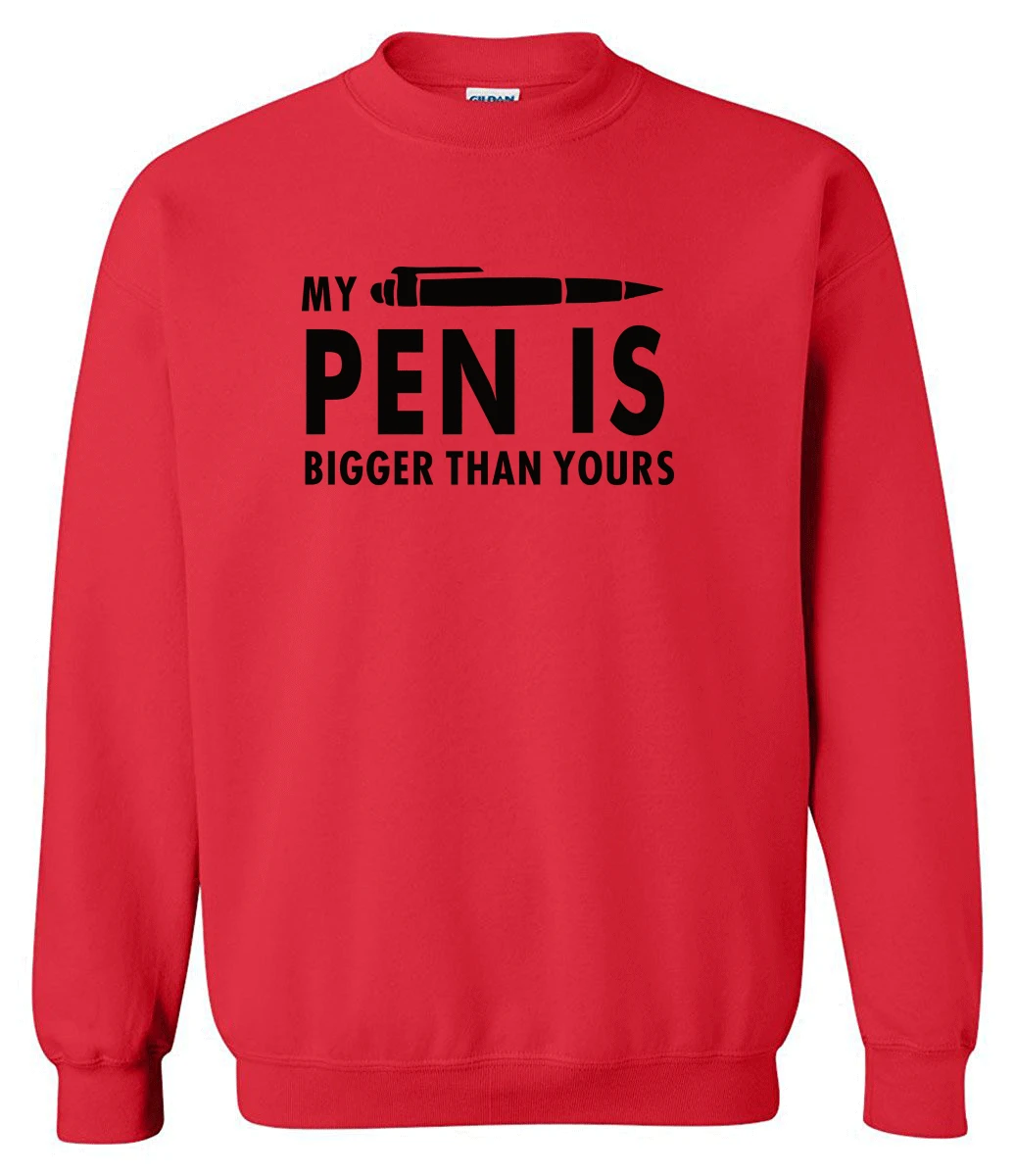 Лидер продаж весенне-зимняя мужская толстовка с надписью My Pen на 2019 флисе