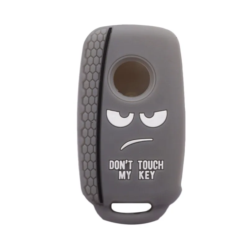 Xinyuexin Dont Touch My Key силиконовый чехол для ключей автомобиля для VW Golf Polo Passat Scirocco Tiguan для Skoda Octavia Seat