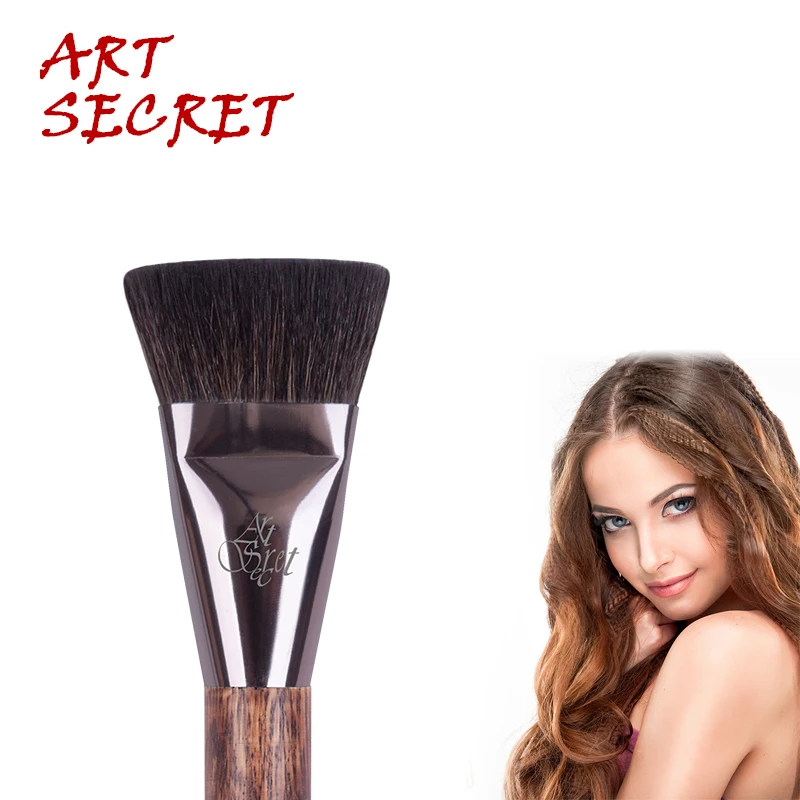 Artsecret 108 плоская кисть для контуринга Макияж Кисть из козы синий белка смешанный