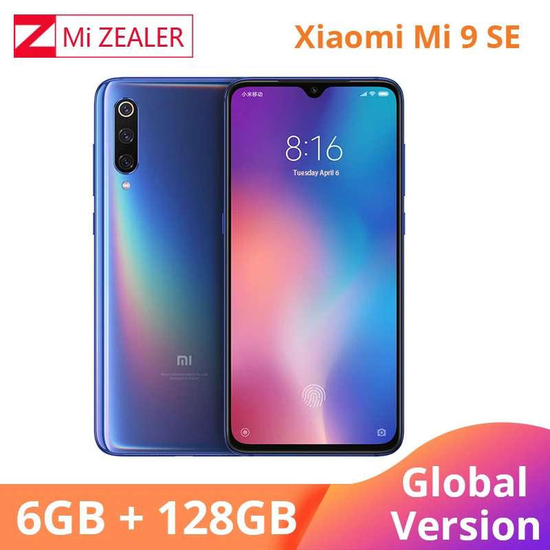 Глобальная версия Xiaomi Mi 9 SE 6 ГБ 128 5 97 &quotполноэкранный мобильный телефон Быстрая