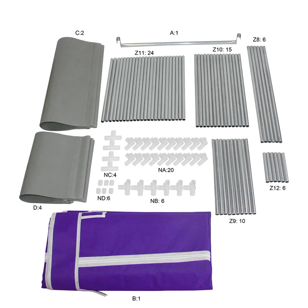 Finether двойные модульные металлические каркасные шкафы простые складные