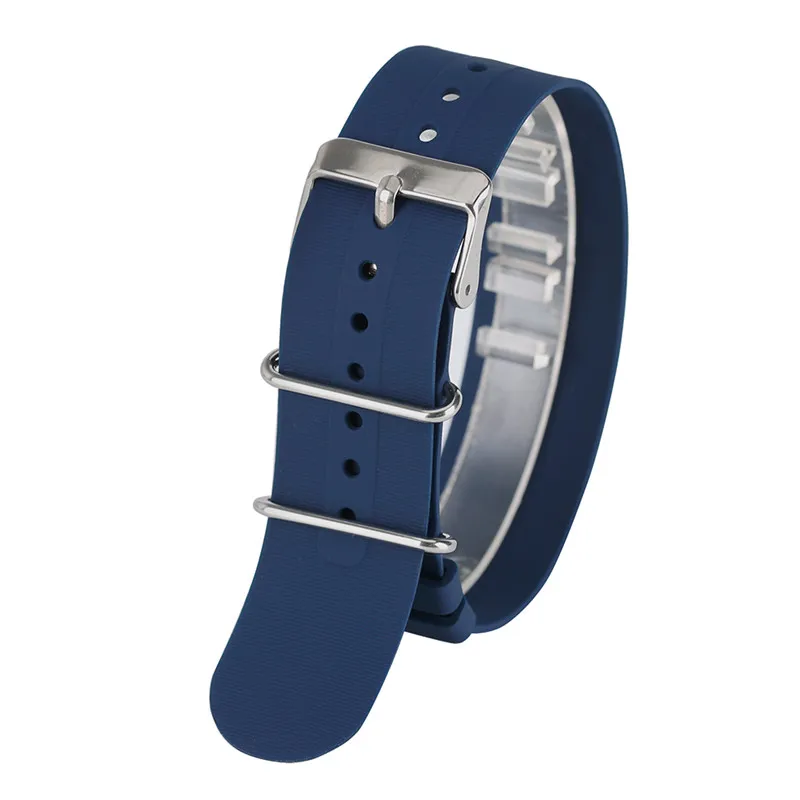 Высококачественный сменный резиновый мягкий силиконовый ремешок для часов