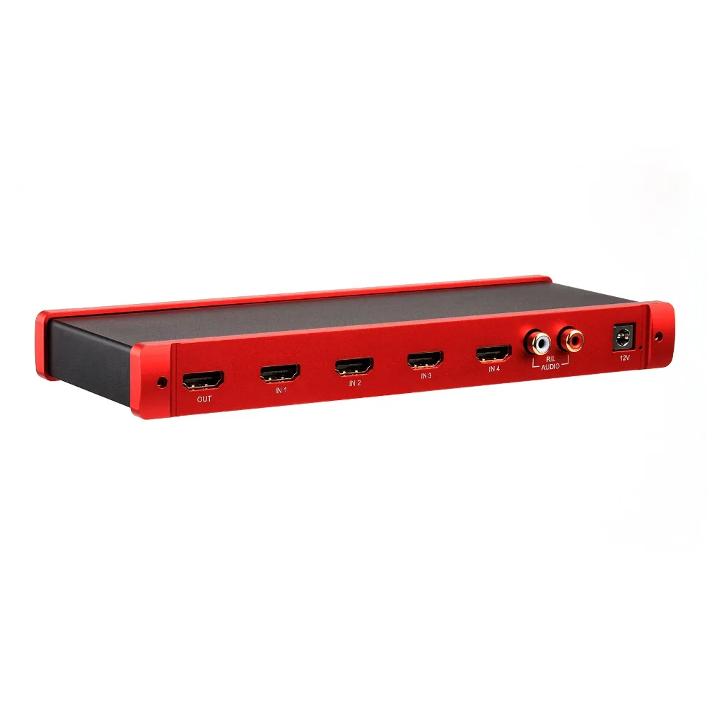 MiraBox HDMI мульти просмотра 4X1 Quad Multiviewer бесшовные Splitter с ИК Управление Поддержка 1080