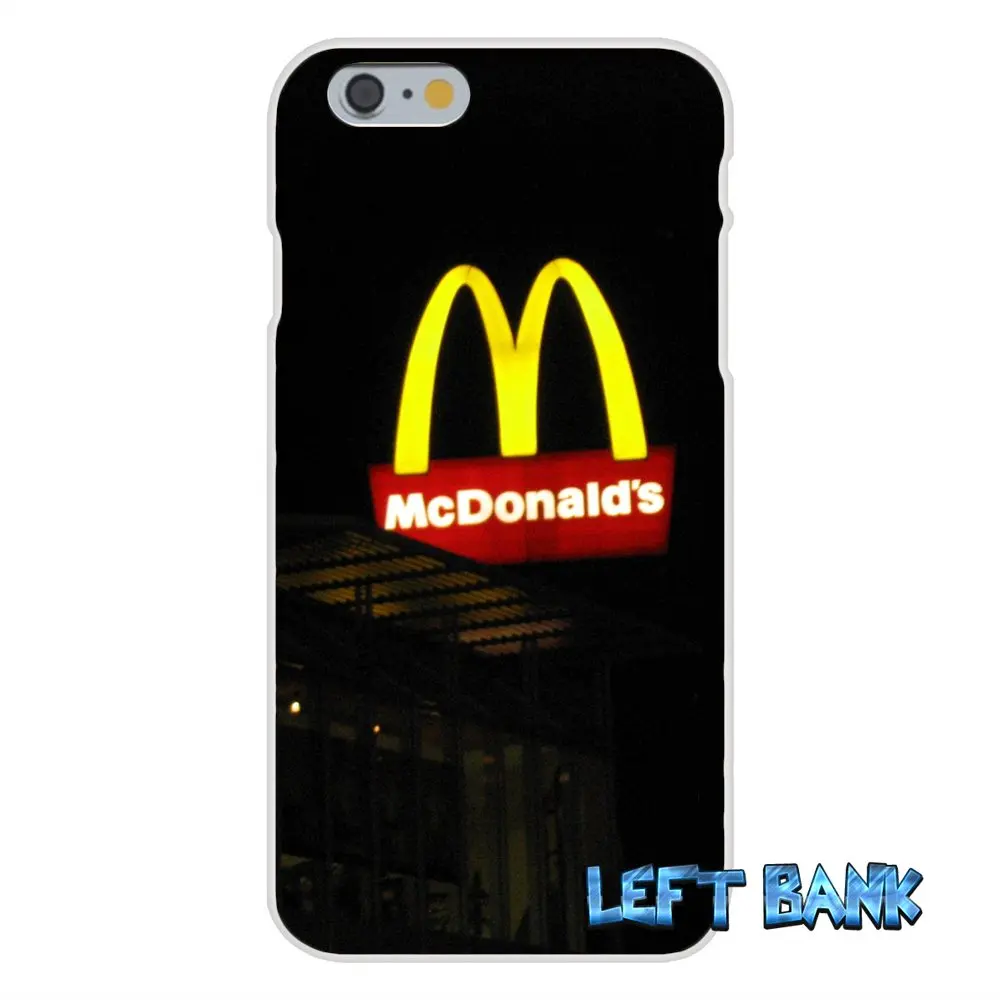 Мягкий силиконовый прозрачный чехол из ТПУ для Samsung Galaxy Note 3 4 5 S4 S5 MINI S6 S7 edge Mcdonalds |
