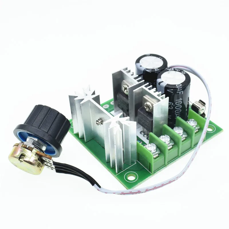 CCMHC DC 12V~ 40V 400W 10A Регулируемый контроллер скорости двигателя постоянного тока ШИМ контроллер 13 kHz Регулируемый Модуль привода