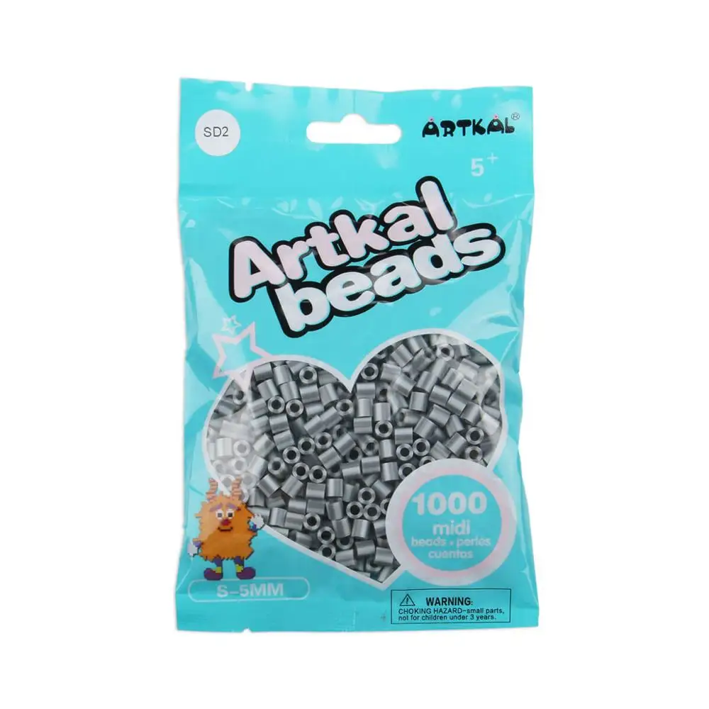 S1000-SD02 ARTKAL 12 цветов в полоску 1000 количество perler бисер S-5mm бусины Хама perler DIY смешной ручной работы подарок - Цвет: S1000-SD02