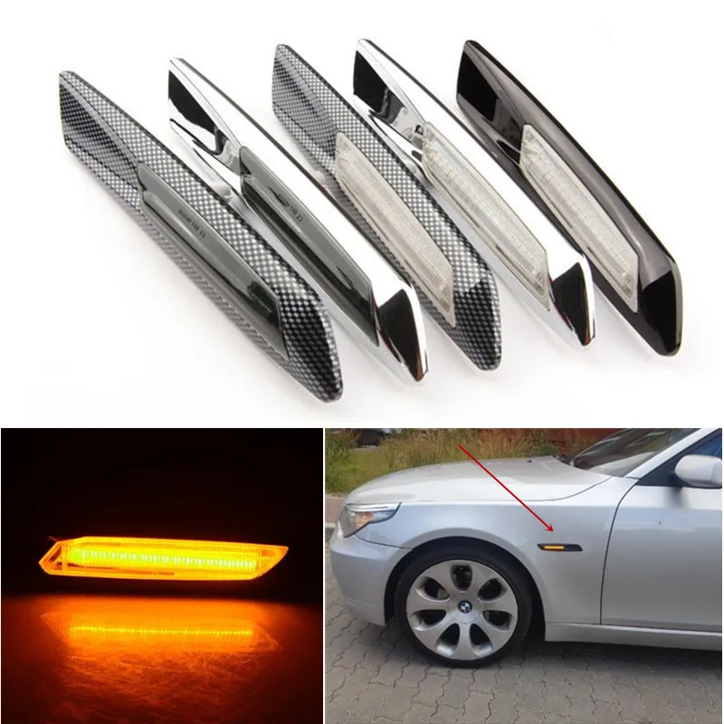 2 шт. светодиодные боковые габаритные огни для BMW E60 E61 E81 E82 E88 E90 E91 E92 E93