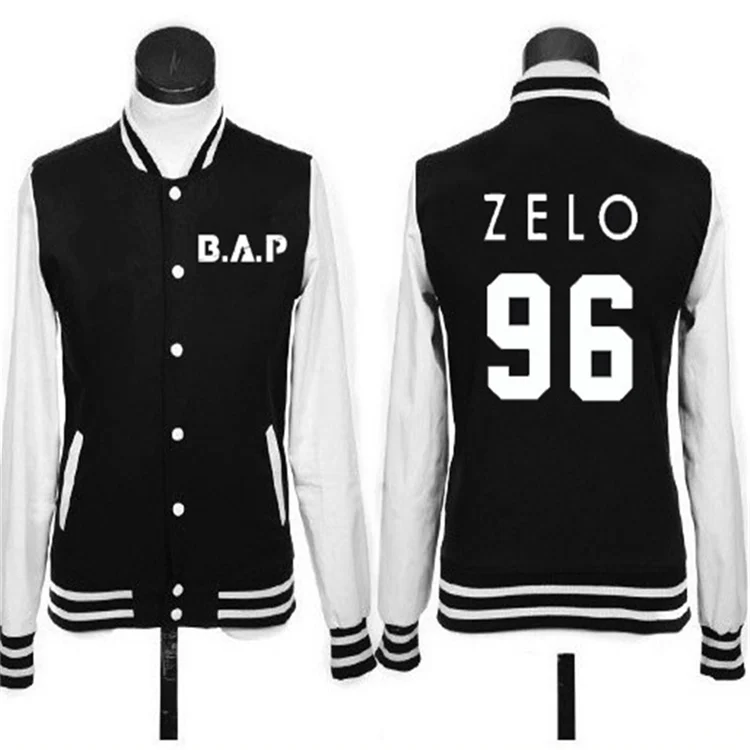 B.A.P kpop коллективный Мужской и Женский Повседневный костюм куртка Корейская