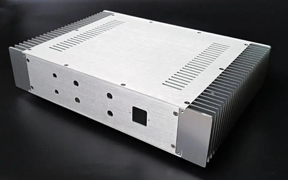 Усилитель мощности ZEROZONE DIY класса А алюминиевое шасси корпус усилителя 430*90*308 мм