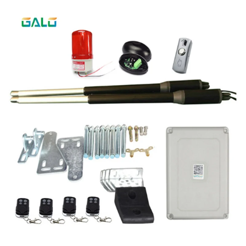 Set6 GALO 200kgs двигатель система двигателя автоматическая дверь AC220V/AC110V распашные ворота привод идеальный костюм открывалка ворот - Цвет: Set6
