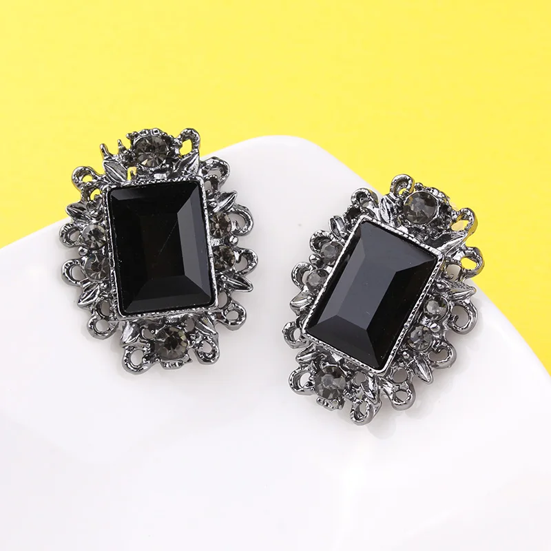 TODOX Акция новые модные ювелирные серьги женские Ретро Геометрические синие