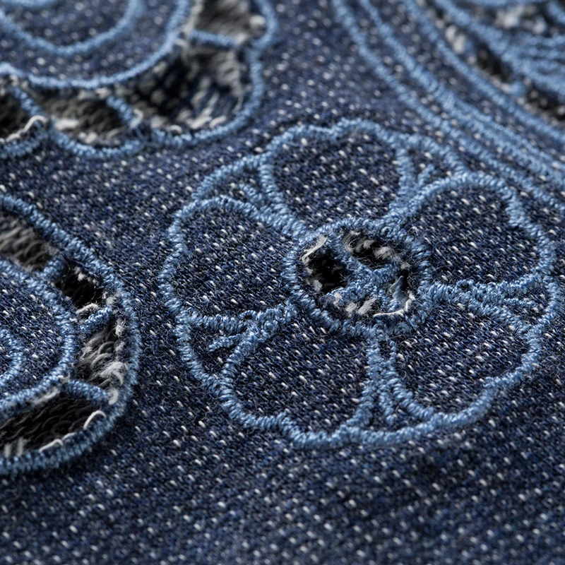 ARTKA 2018 летние новые коллекции джинсовая вышивка 100% хлопок эластичные тонкие