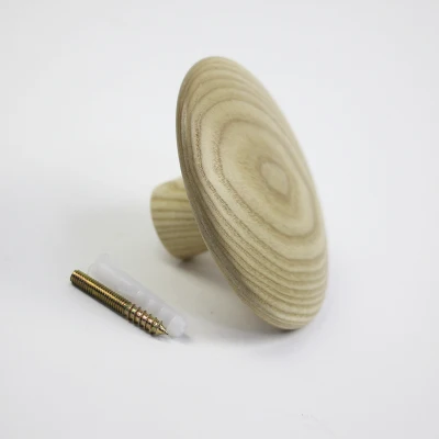 wood color M Нордический креативный простой деревянный точечный крючок, декоративный крючок для одежды, красочный настенный крючок, крючки для одежды, вешалки, аксессуары для украшения дома - Цвет: wood color M
