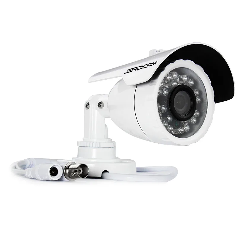 Saqicam домашняя система видеонаблюдения 4CH 720P 1200TVL 1.0MP день/ночь Водонепроницаемая камера s Проводная камера наблюдения DVR комплект