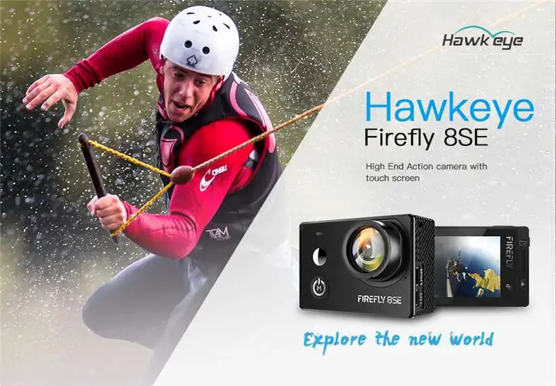 Экшн-камера Hawkeye Firefly 8SE 8S 6S с сенсорным экраном 4K 30fps 90/170 градусов Super-View Bluetooth FPV