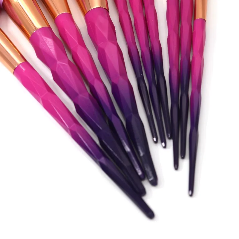 Набор кистей для макияжа AiceBeu 7 шт./10 шт. Профессиональный набор с радужными