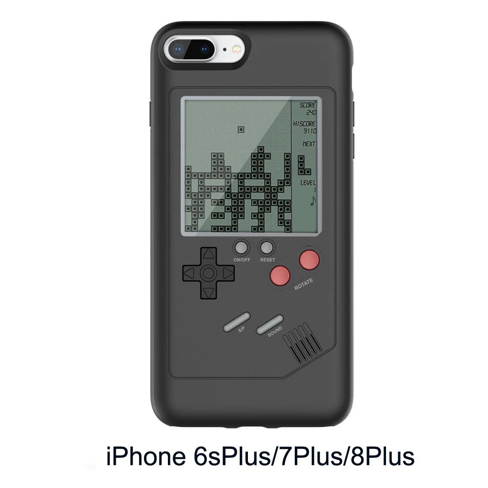 Чехлы для телефона GB Gameboy Tetris iPhone 6 6S 7 8 Plus мягкий чехол игровой консоли Blokus Iphone