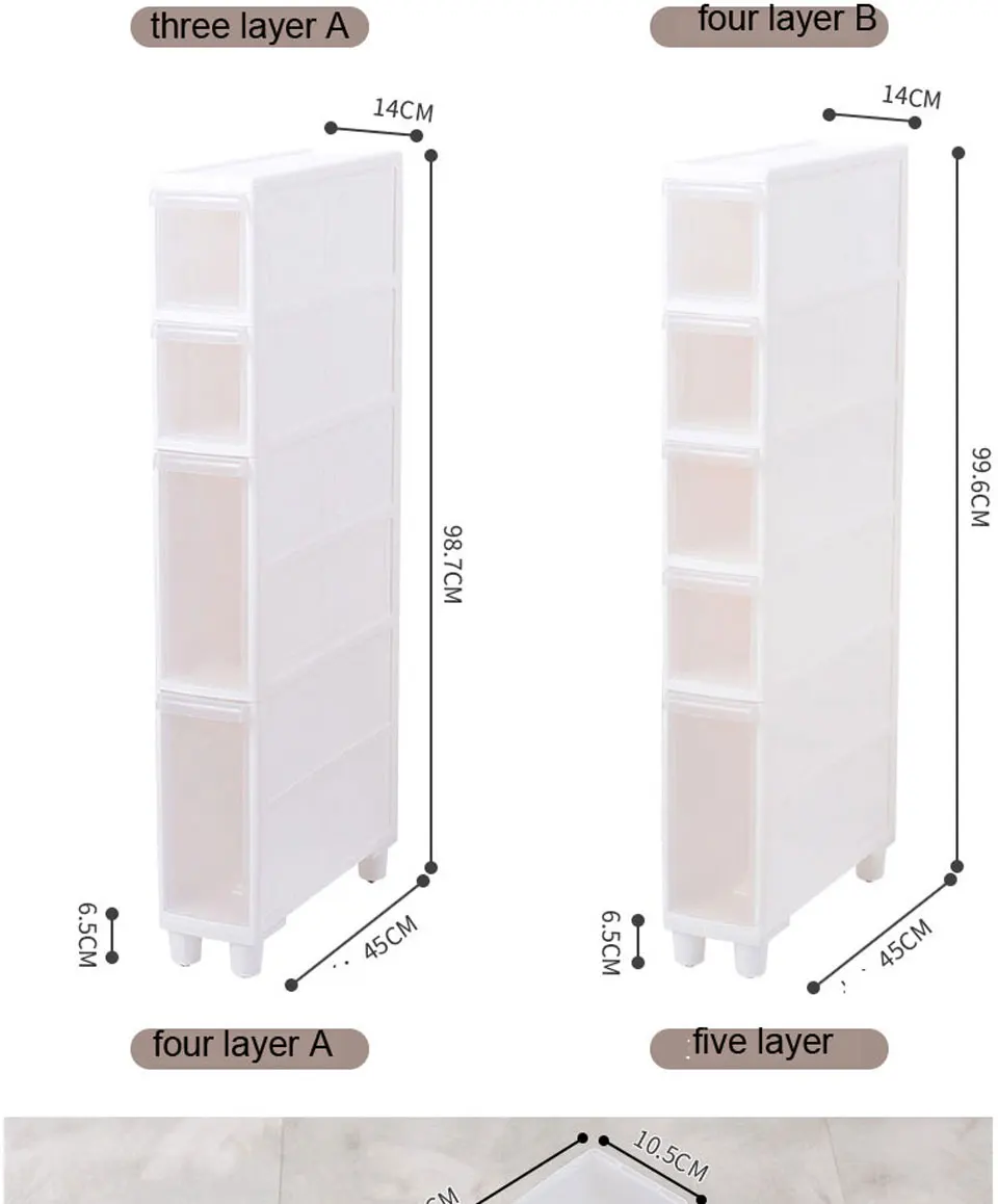 Cajoneras De plastic o Organizador Para Ropa 14 см шовный стеллаж для хранения пластмассовый туалетный ящик тип шкафчика шкив шкафа