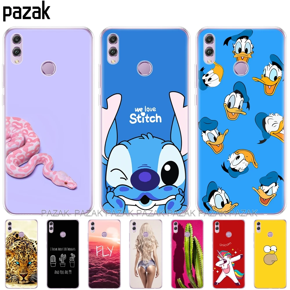 Силиконовый чехол для huawei honor 8x, чехлы 6,5 дюйма, мягкая задняя крышка из ТПУ для huawei honor 8x, Защитные чехлы для телефонов, оболочка, чехлы
