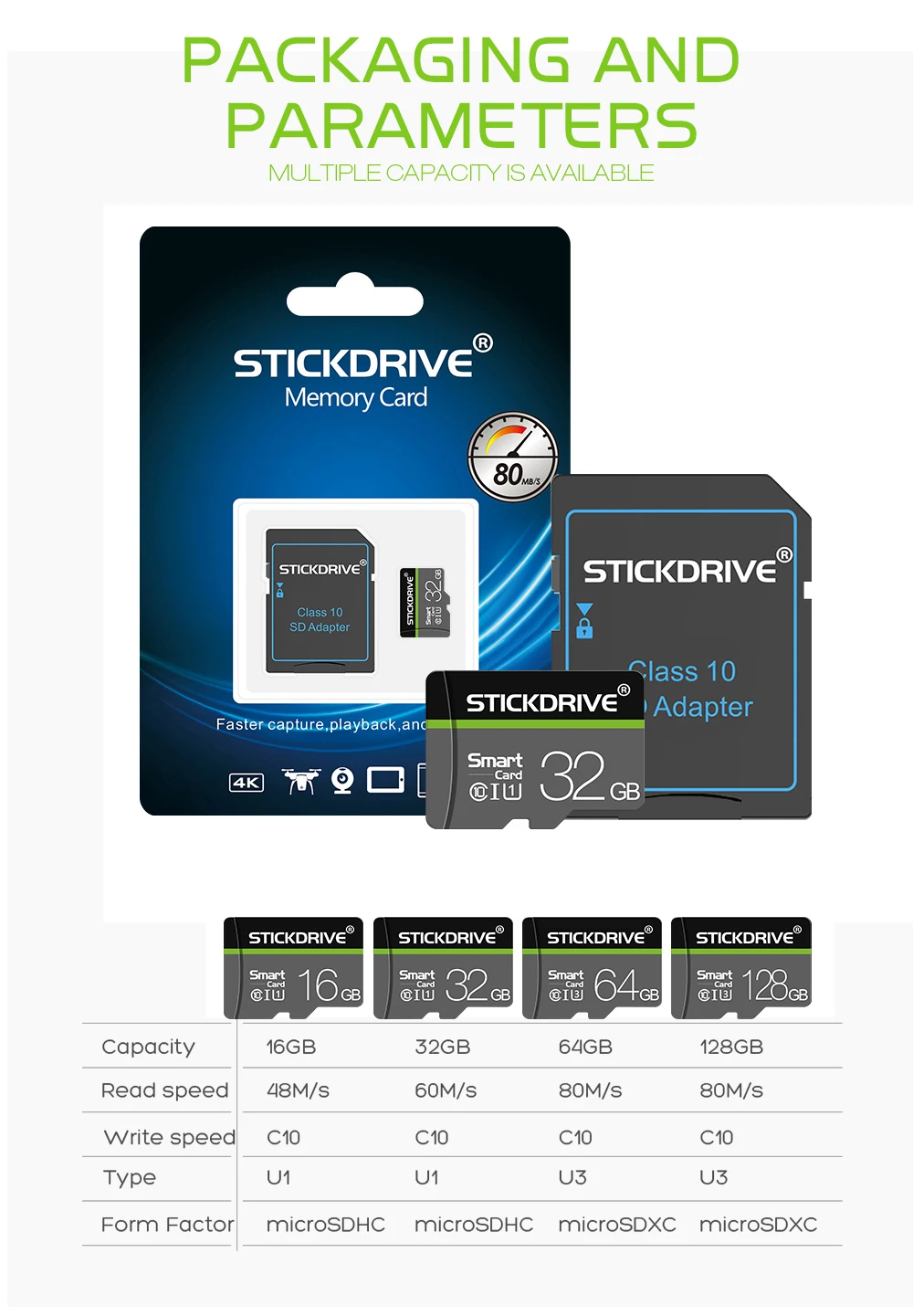 Подлинная карта Micro sd класса 10 64 ГБ 32 ГБ 16 ГБ 8 ГБ 4G SDHC/SDXC Micro SD UHS-1 TF карты UHS-I карта памяти с адаптером SD