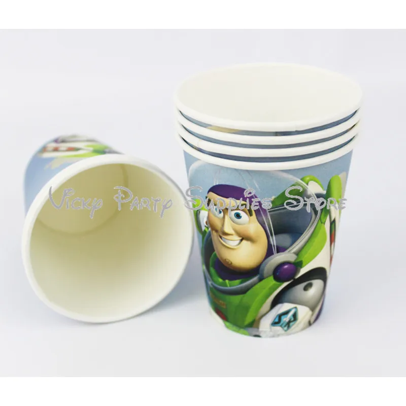 35 шт./лот набор одноразовых столовых приборов Buzz Lightyear тема День рождения ребенка