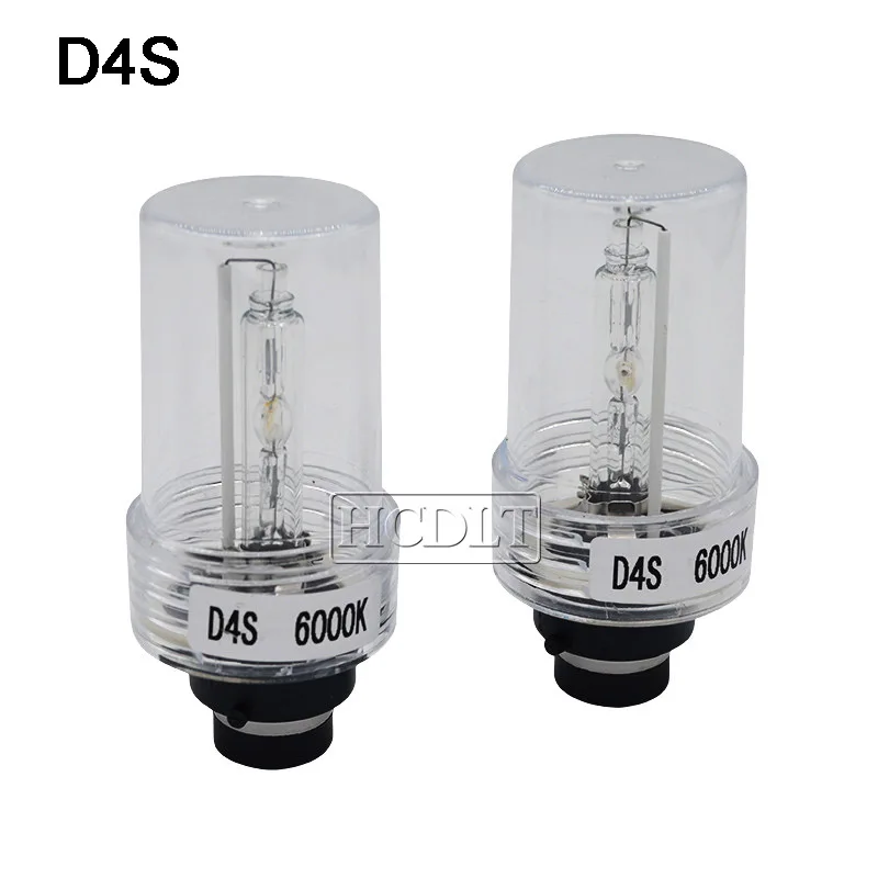 HCDLT 10 шт. 55 Вт HID D2S 6000 К ксеноновая лампа D4S Авто фара 35 D2R D4R 4300K 5000K 6000K 8000K лампа|Лампы