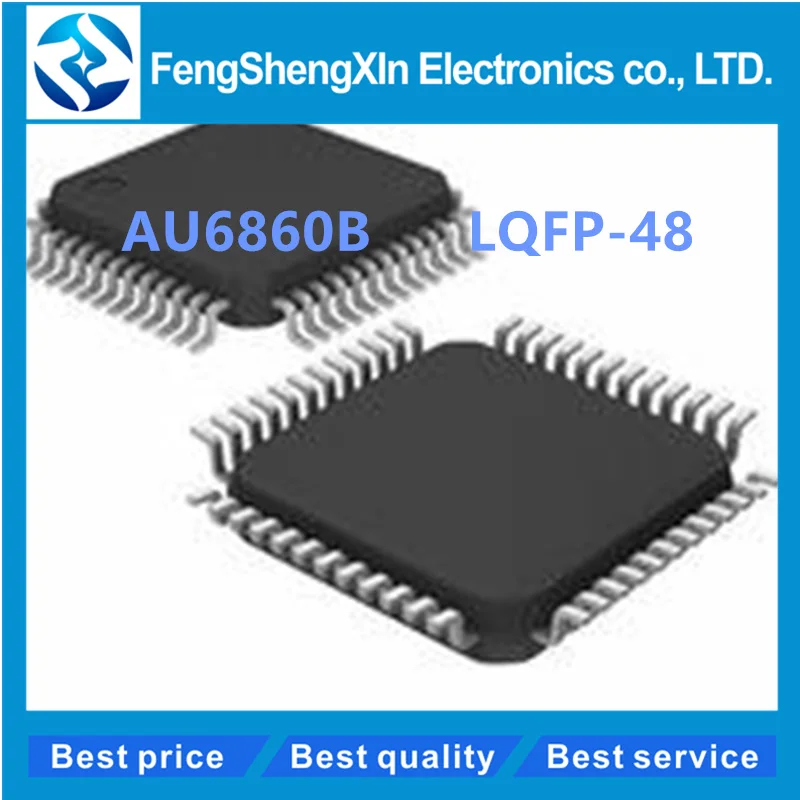 

5pcs/lot New AU6860B AU6860 LQFP-48 MP3 audio decoder chip