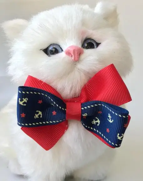 (120 шт./лот) Заводская распродажа ленты для собак щенков якоря галстуки-бабочки