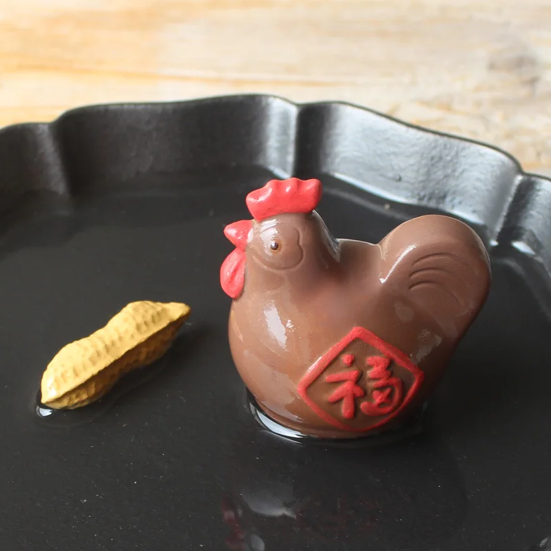 2 шт. Исин Бутик Фиолетовый глиняный чай для домашних животных поднос домашнего